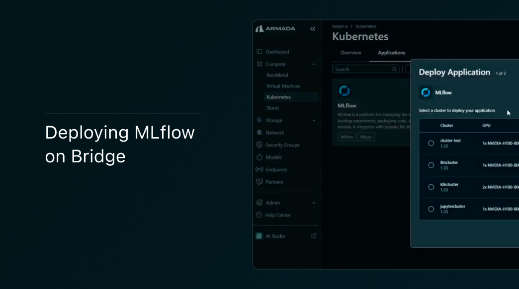 Deploying MLflow on BRIDGE